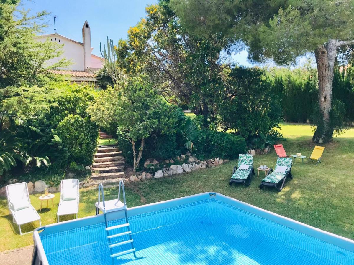 Casa Mediterranea Con Gran Jardin Y Piscina A 500 M De La Playa Roda de Bará Extérieur photo