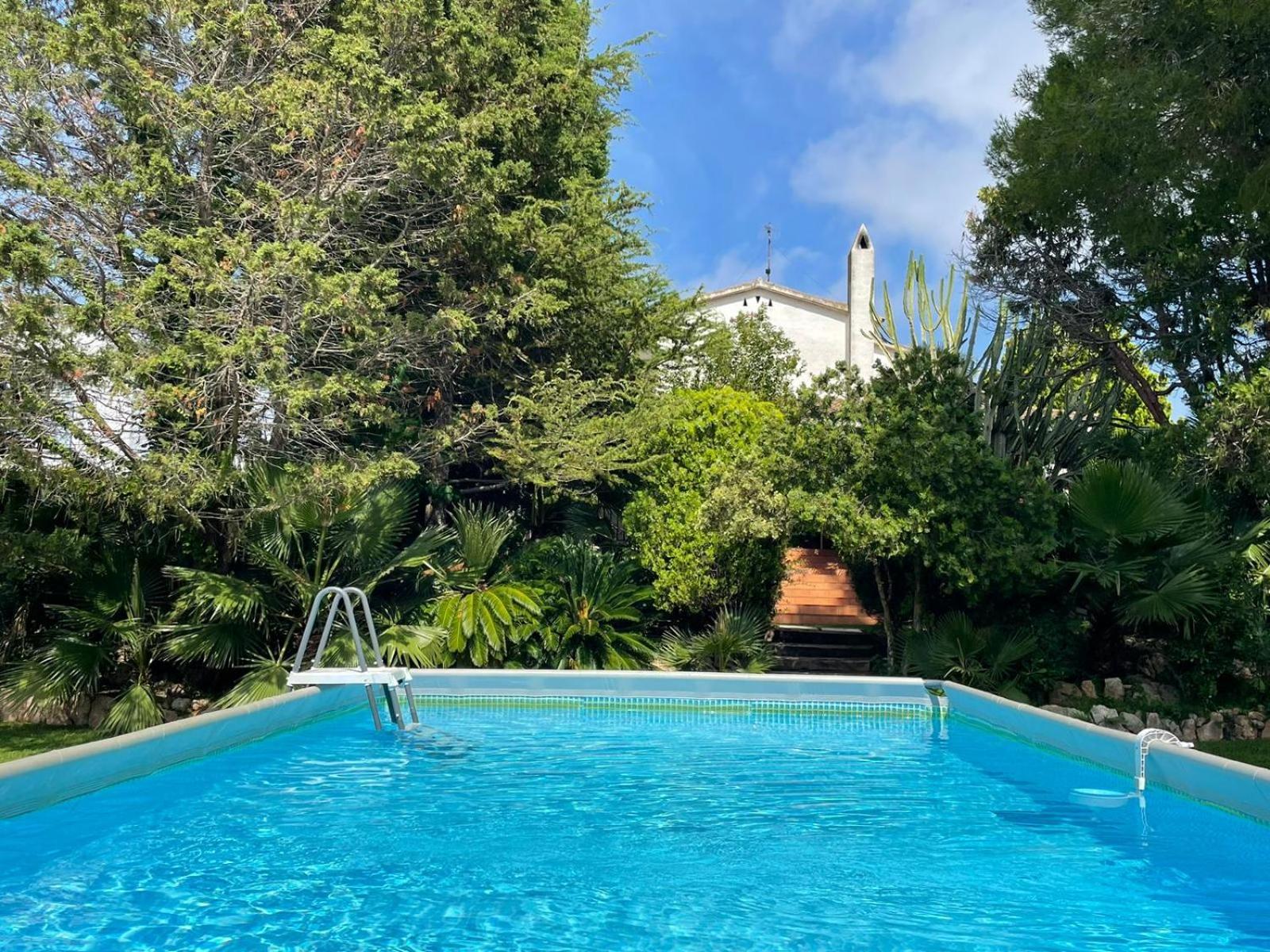 Casa Mediterranea Con Gran Jardin Y Piscina A 500 M De La Playa Roda de Bará Extérieur photo
